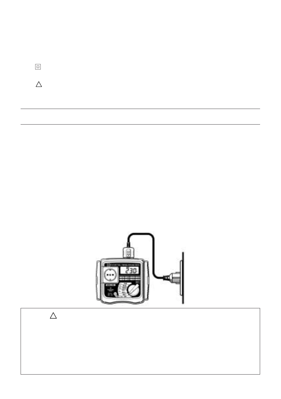 Preparation before a measurement | KYORITSU 6202 User Manual | Page 13 / 24