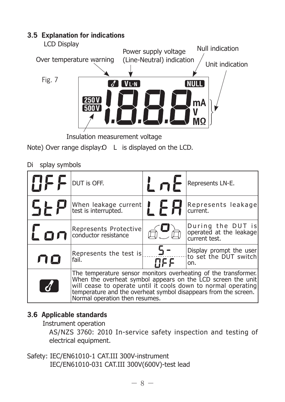 KYORITSU 6201A User Manual | Page 10 / 28