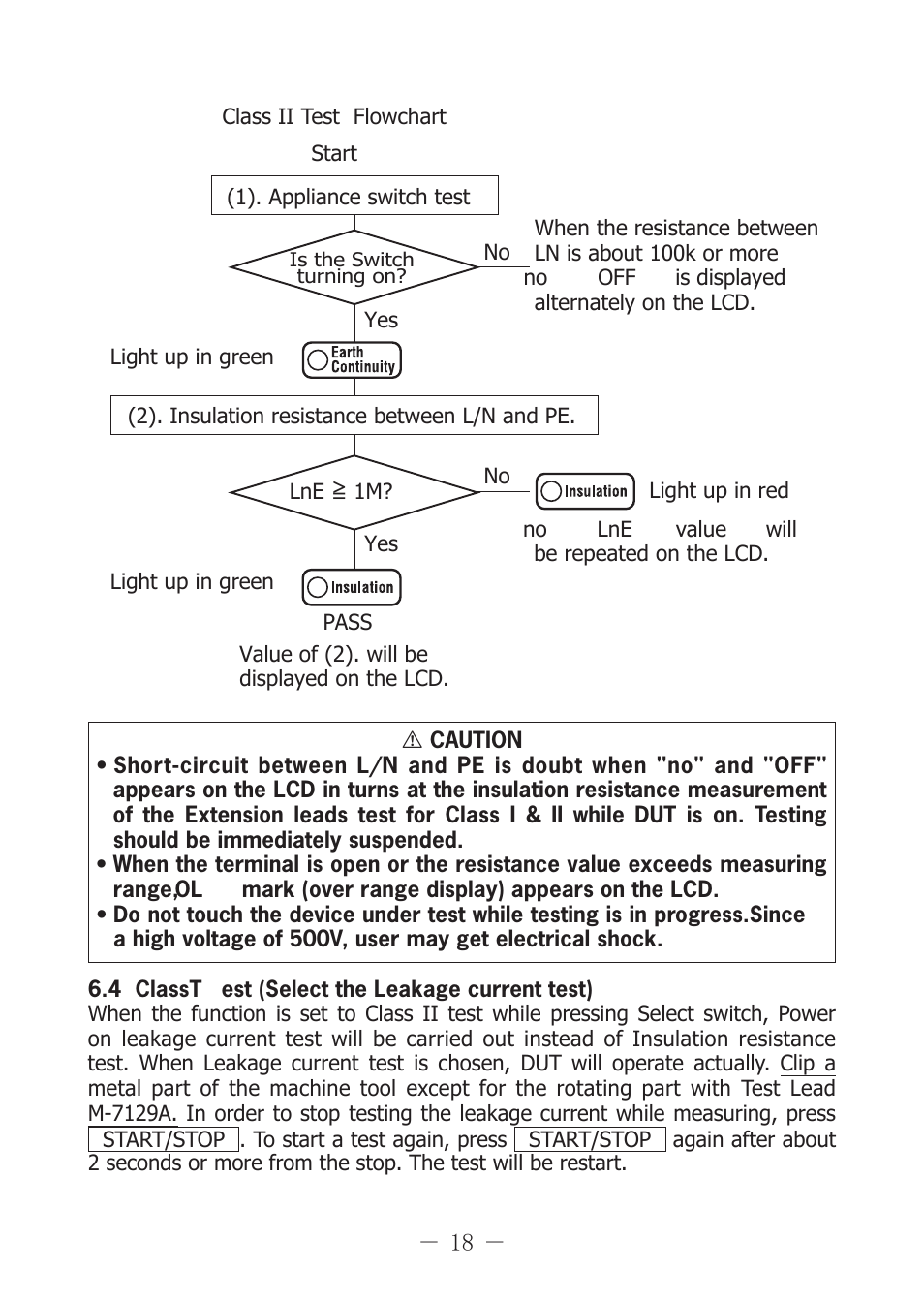 KYORITSU 6201A User Manual | Page 20 / 28