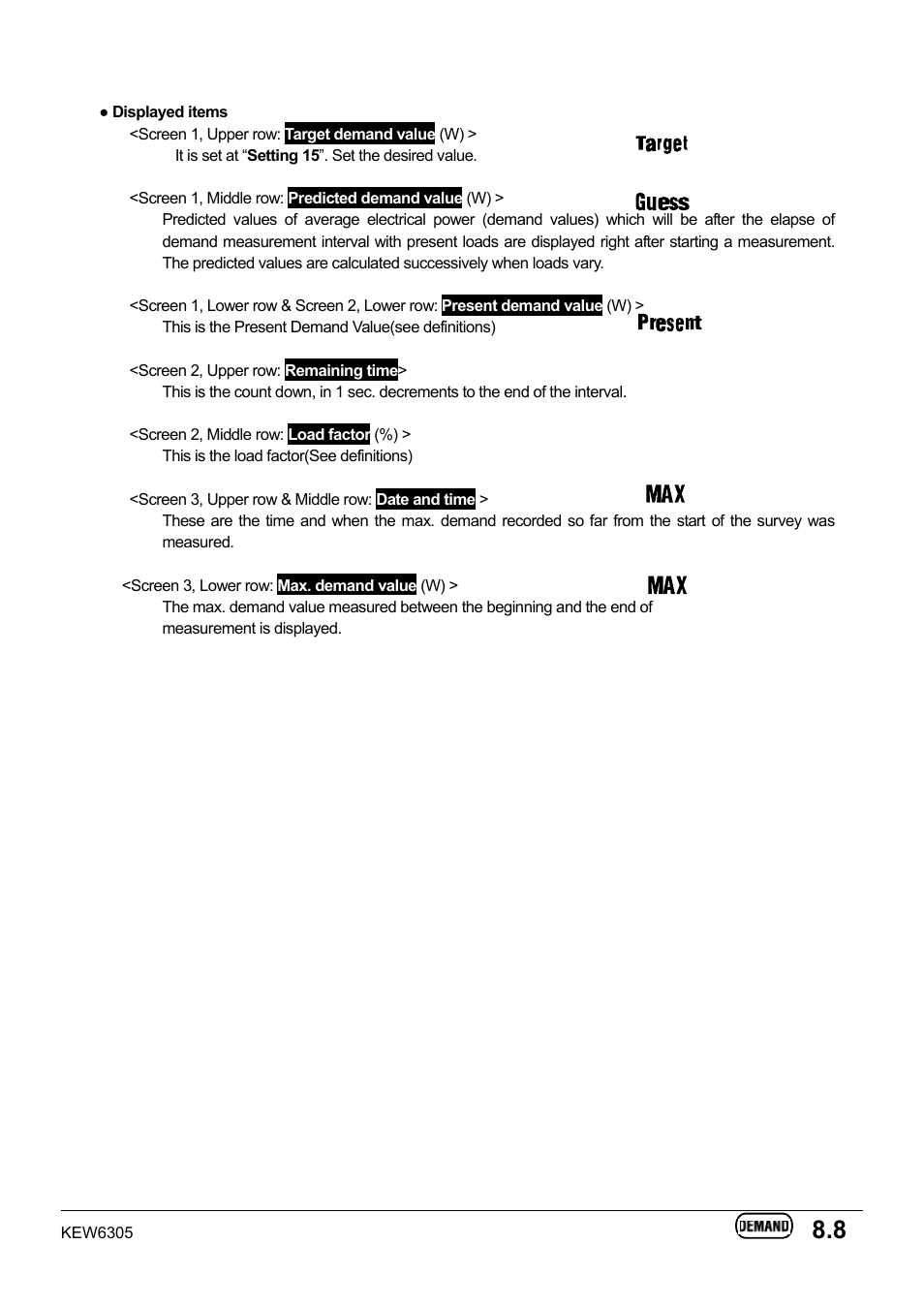 KYORITSU 6305 Instruction Manual User Manual | Page 105 / 138