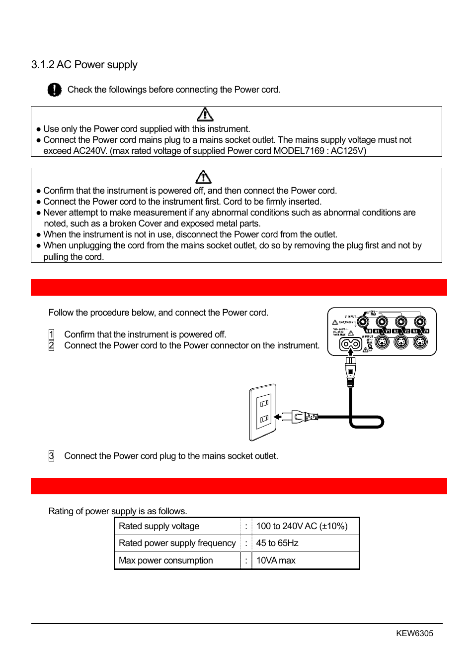 KYORITSU 6305 Instruction Manual User Manual | Page 24 / 138