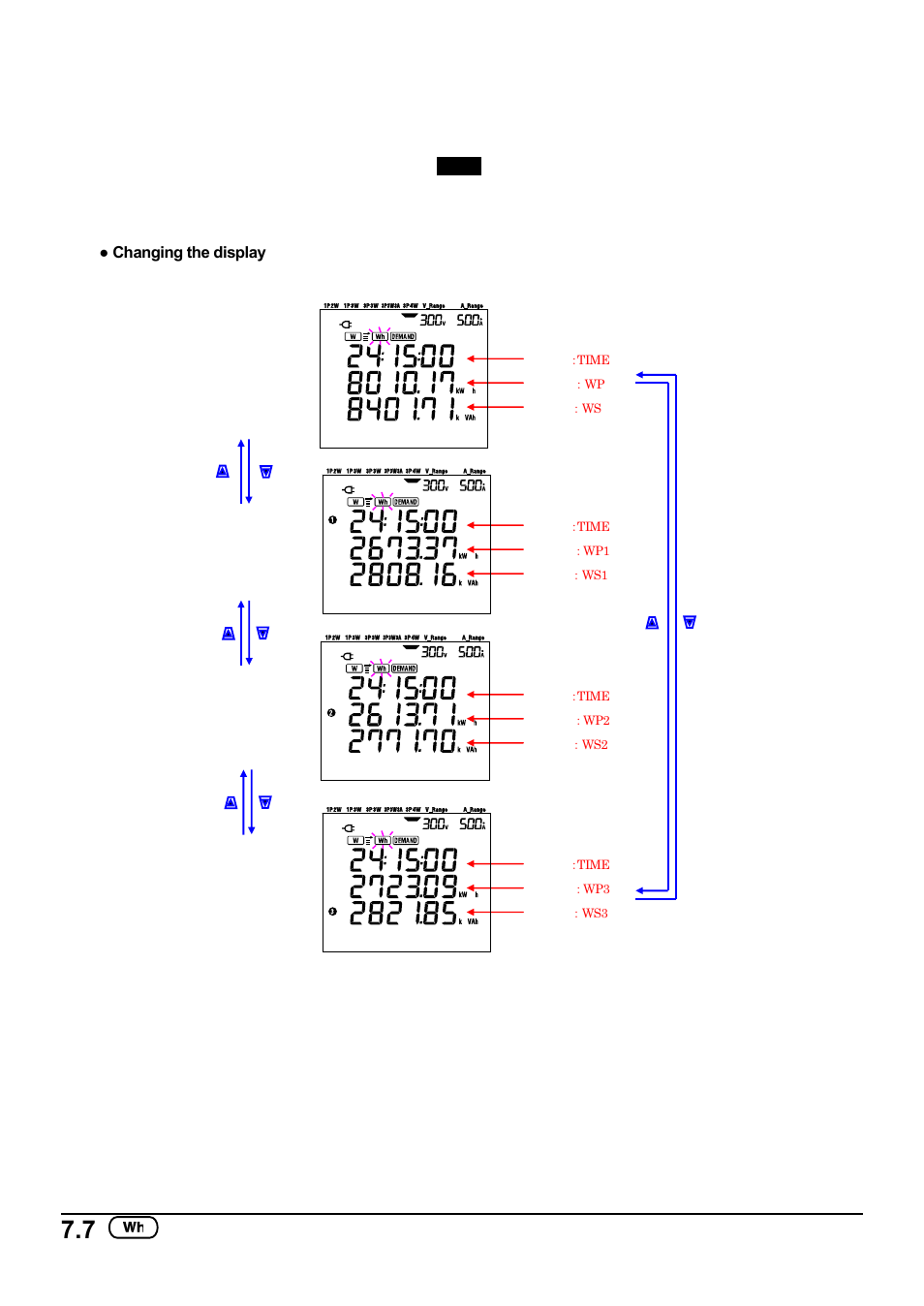 4 changing displays | KYORITSU 6305 Instruction Manual User Manual | Page 90 / 138