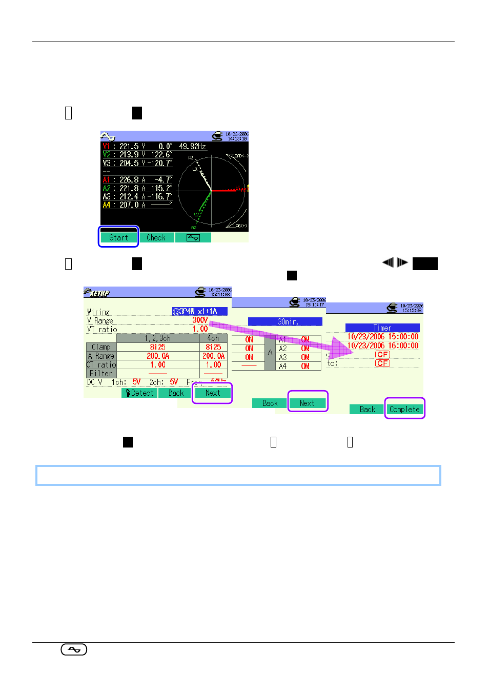 3 data saving, 1 saving procedure, 3 data saving 9.3.1 saving procedure | KYORITSU 6310 Instruction Manual User Manual | Page 190 / 300