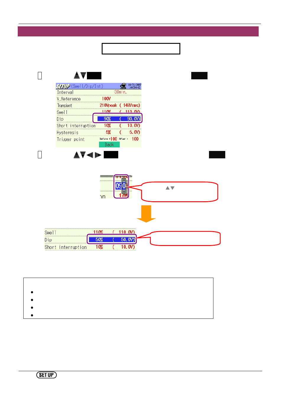 Setting for dip | KYORITSU 6310 Instruction Manual User Manual | Page 82 / 300
