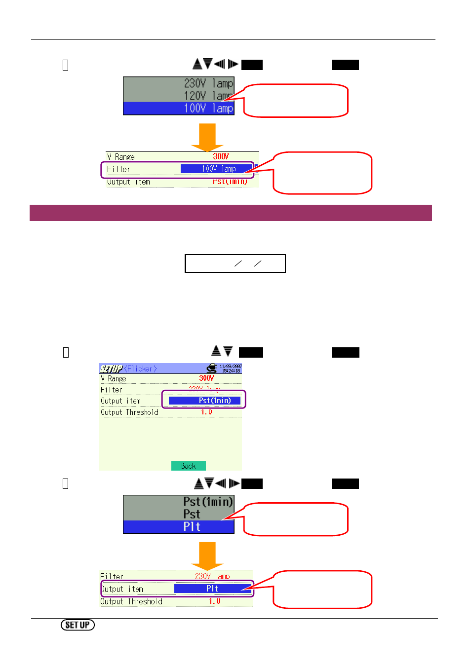 Setting for output item | KYORITSU 6310 Instruction Manual User Manual | Page 96 / 300