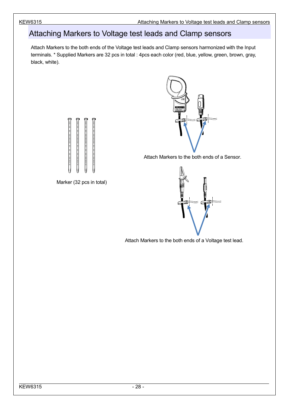 KYORITSU 6315 Instruction Manual User Manual | Page 30 / 163