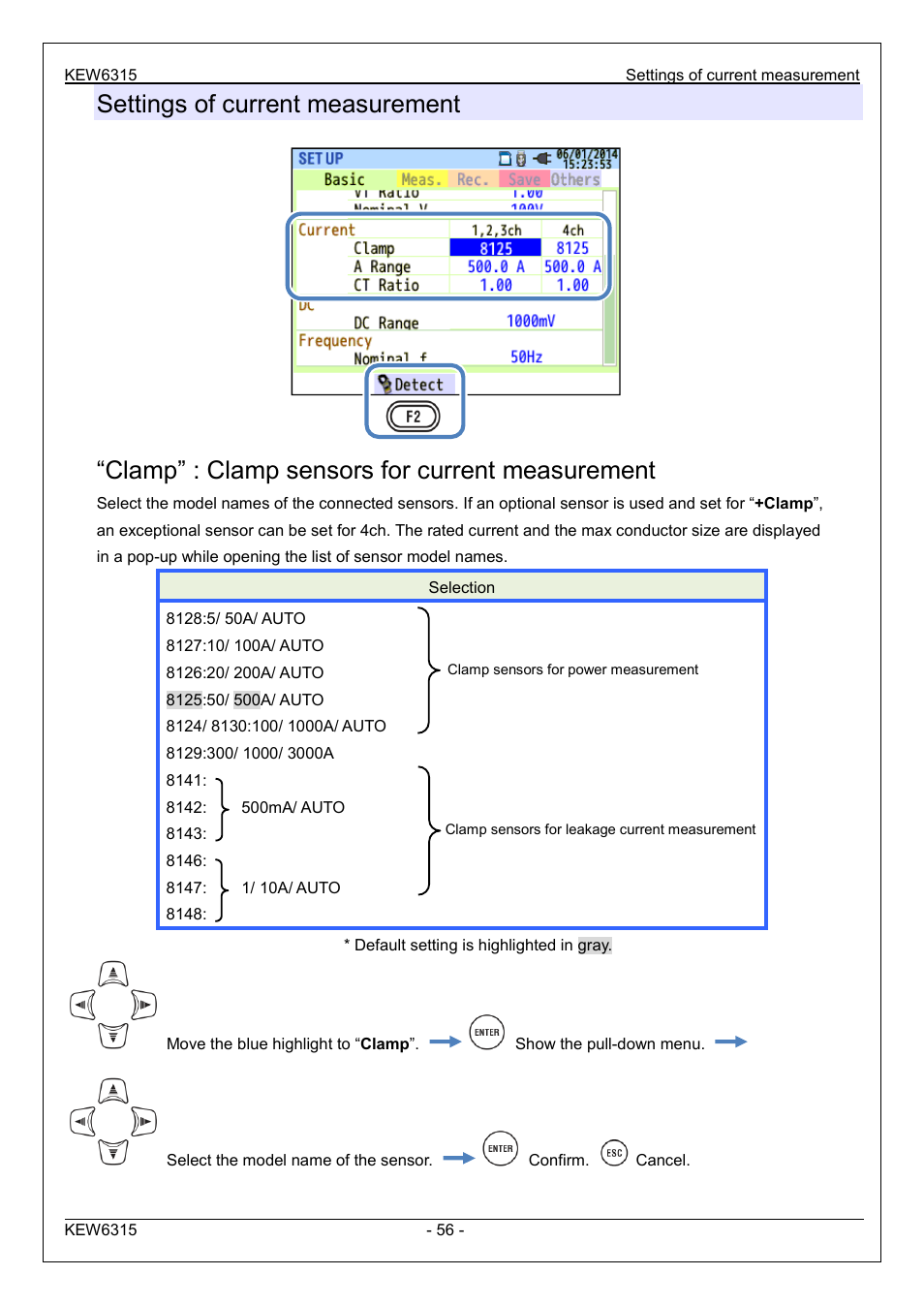 KYORITSU 6315 Instruction Manual User Manual | Page 58 / 163