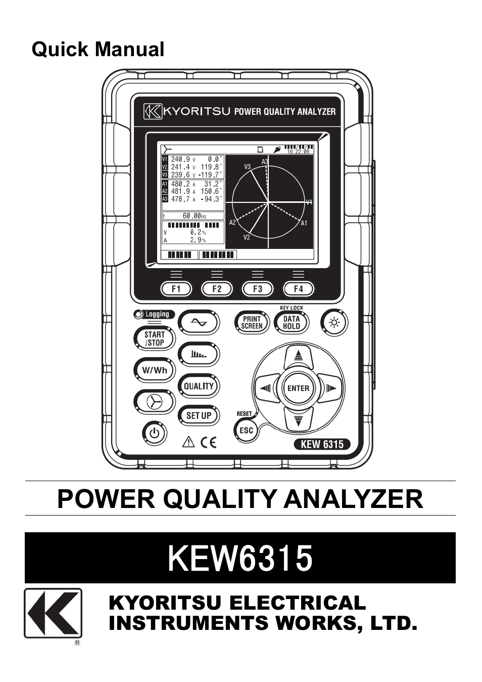 KYORITSU 6315 Quick Manual User Manual | 45 pages