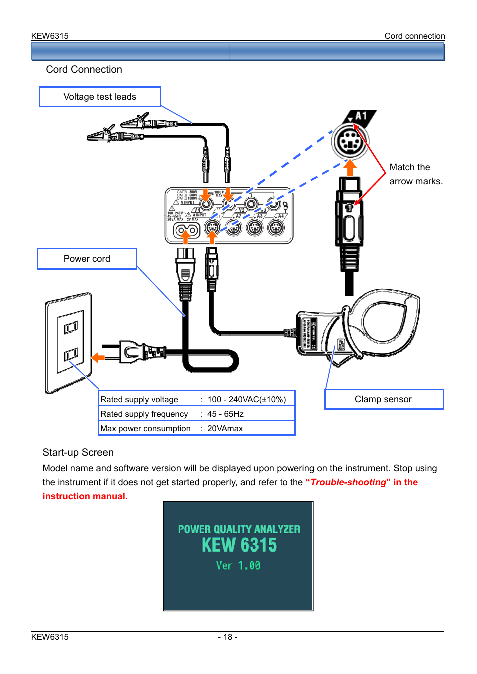 KYORITSU 6315 Quick Manual User Manual | Page 20 / 45