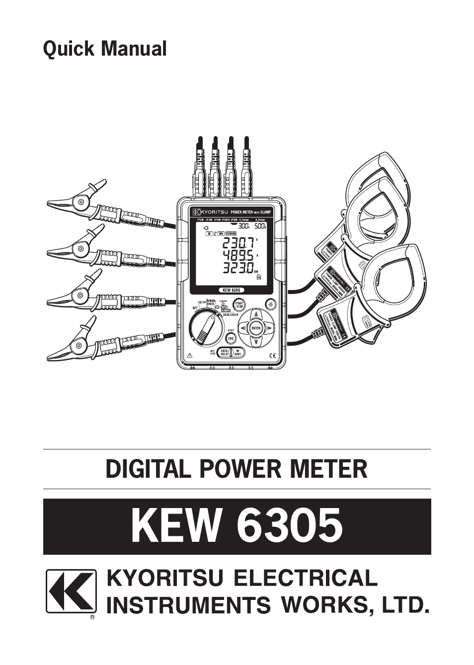 KYORITSU 6305 Quick Manual User Manual | 32 pages