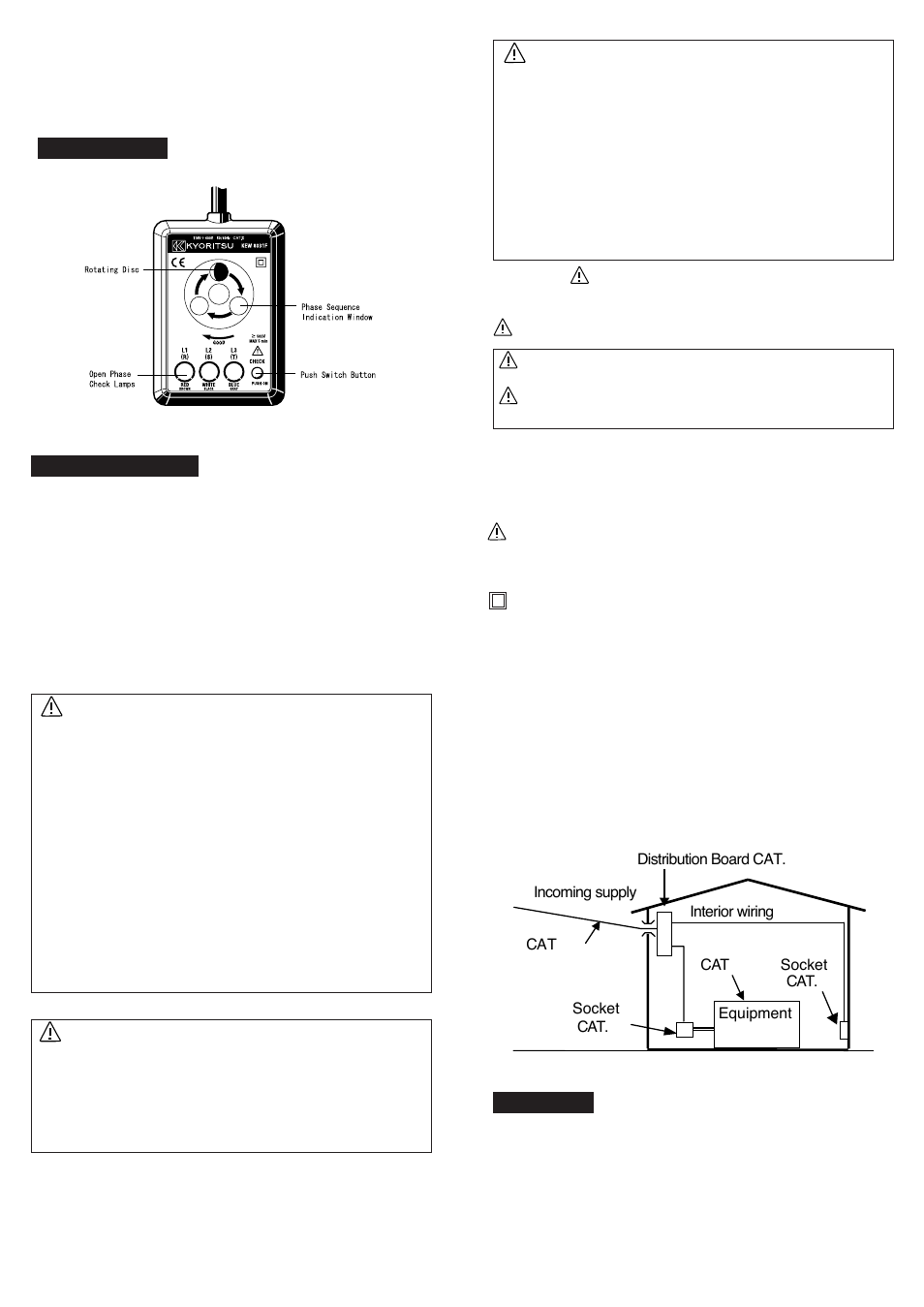 KYORITSU 8031F User Manual | 2 pages