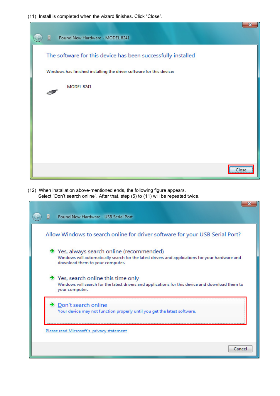 KYORITSU DMM Application Windows Vista User Manual | Page 5 / 6