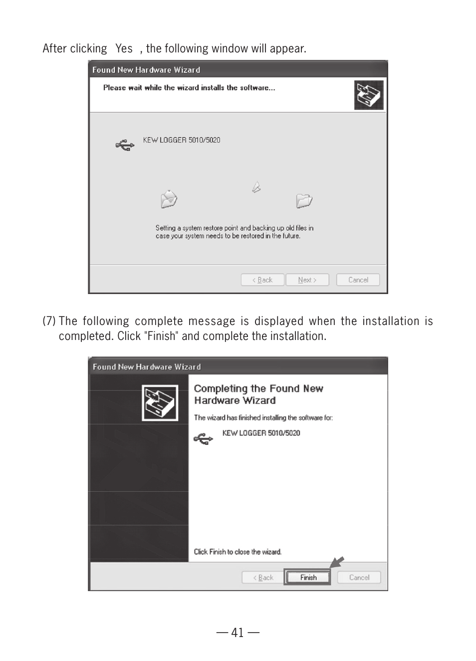 KYORITSU KEW LOG Soft2 Windows Vista/7/8 User Manual | Page 21 / 22