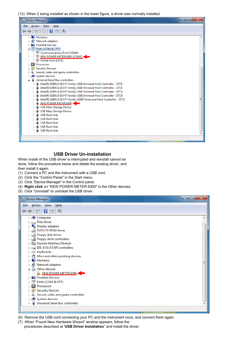 KYORITSU KEW POWER PLUS2 Windows 7 User Manual | Page 6 / 6