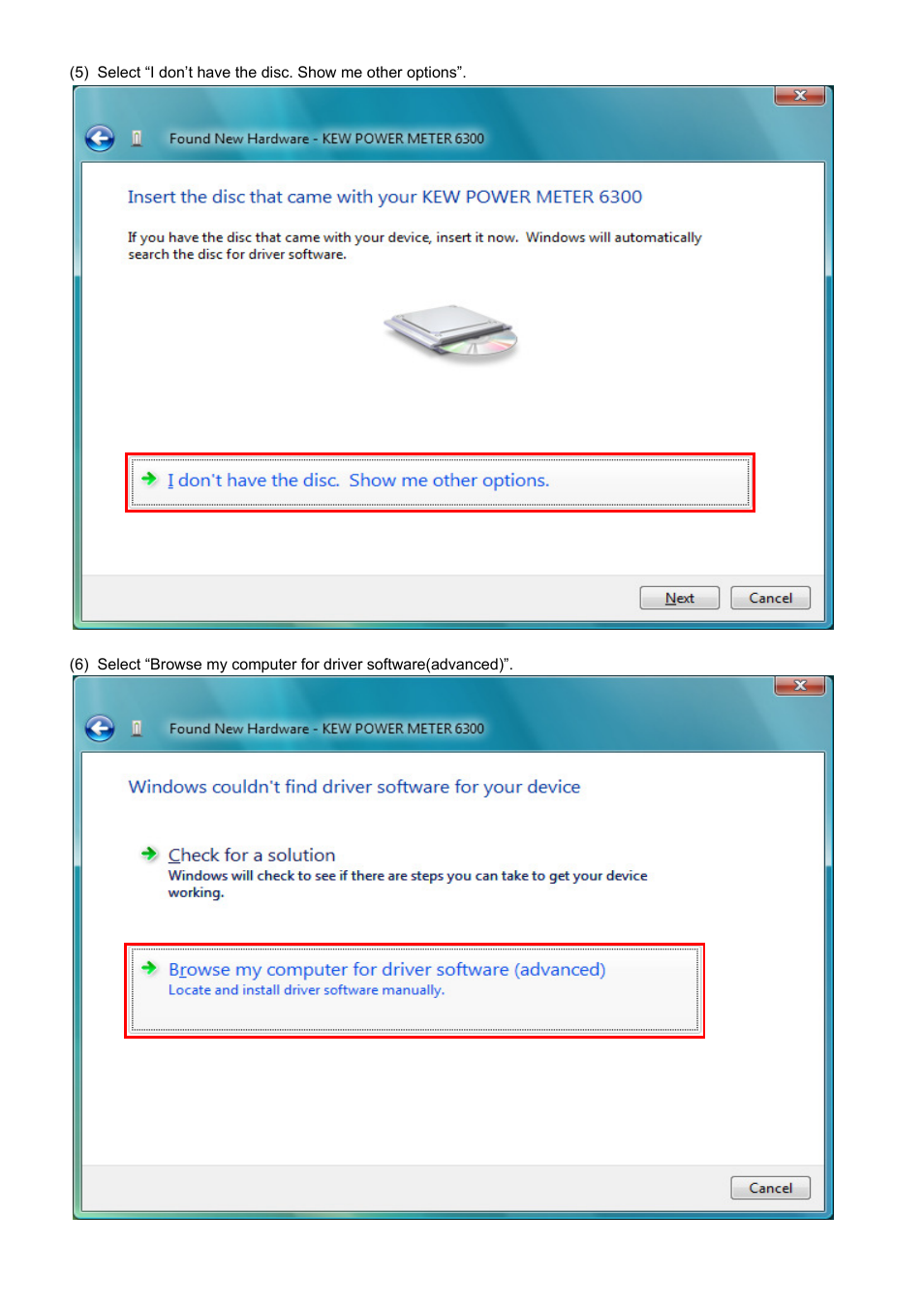 KYORITSU KEW POWER PLUS2 Windows Vista User Manual | Page 2 / 6