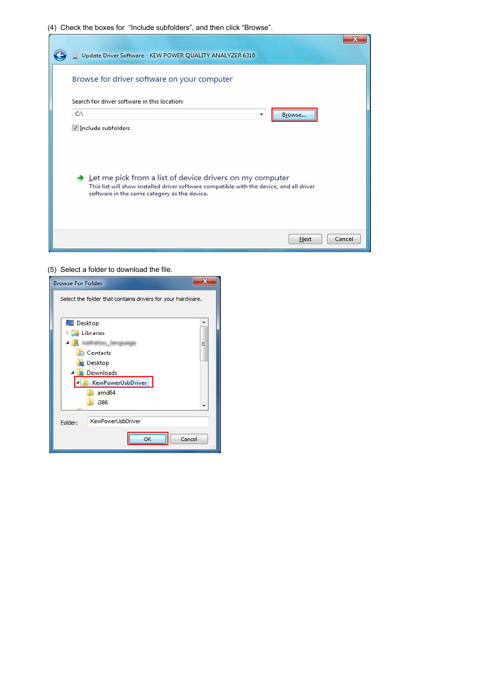 KYORITSU KEW PQA MASTER Windows 7 User Manual | Page 3 / 6
