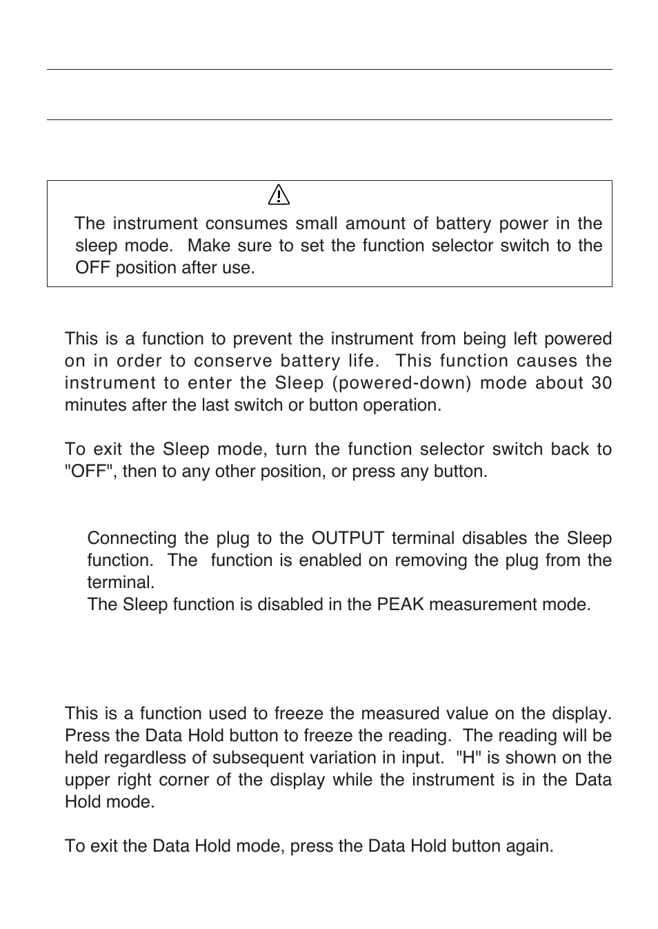 Other functions, Caution | KYORITSU 2009A User Manual | Page 24 / 32