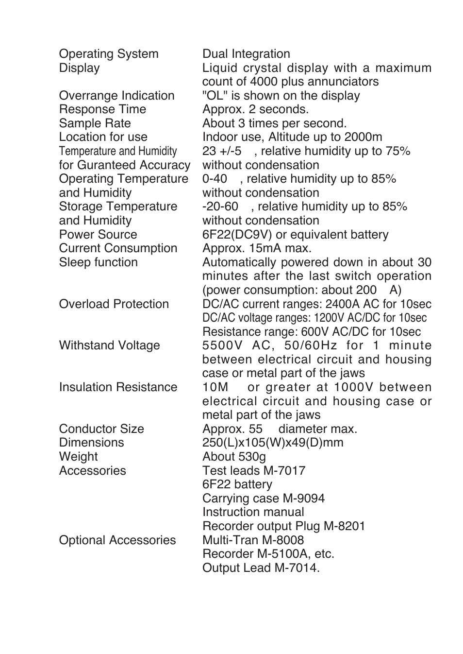 KYORITSU 2009A User Manual | Page 9 / 32