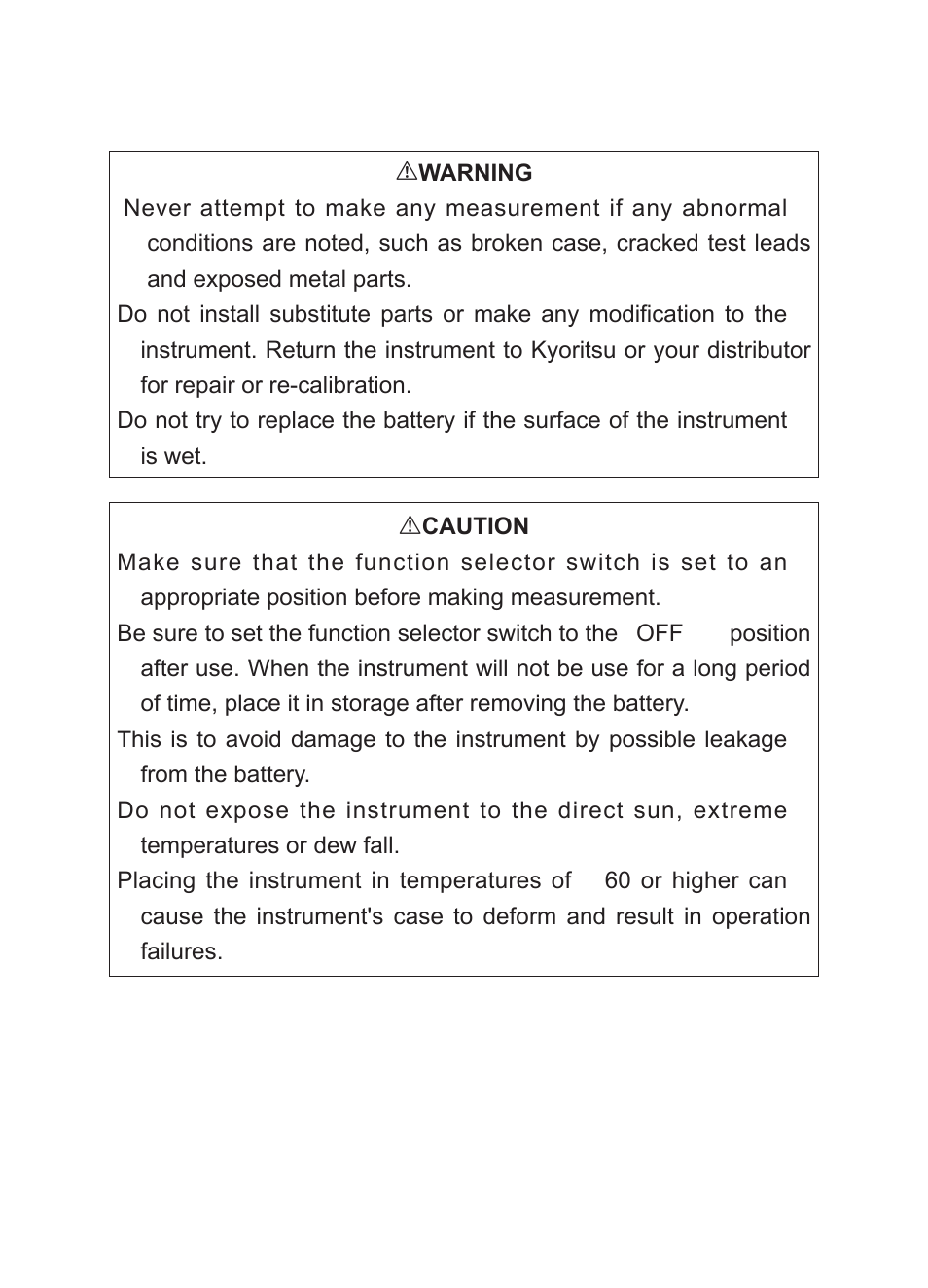 KYORITSU 2417 User Manual | Page 5 / 20