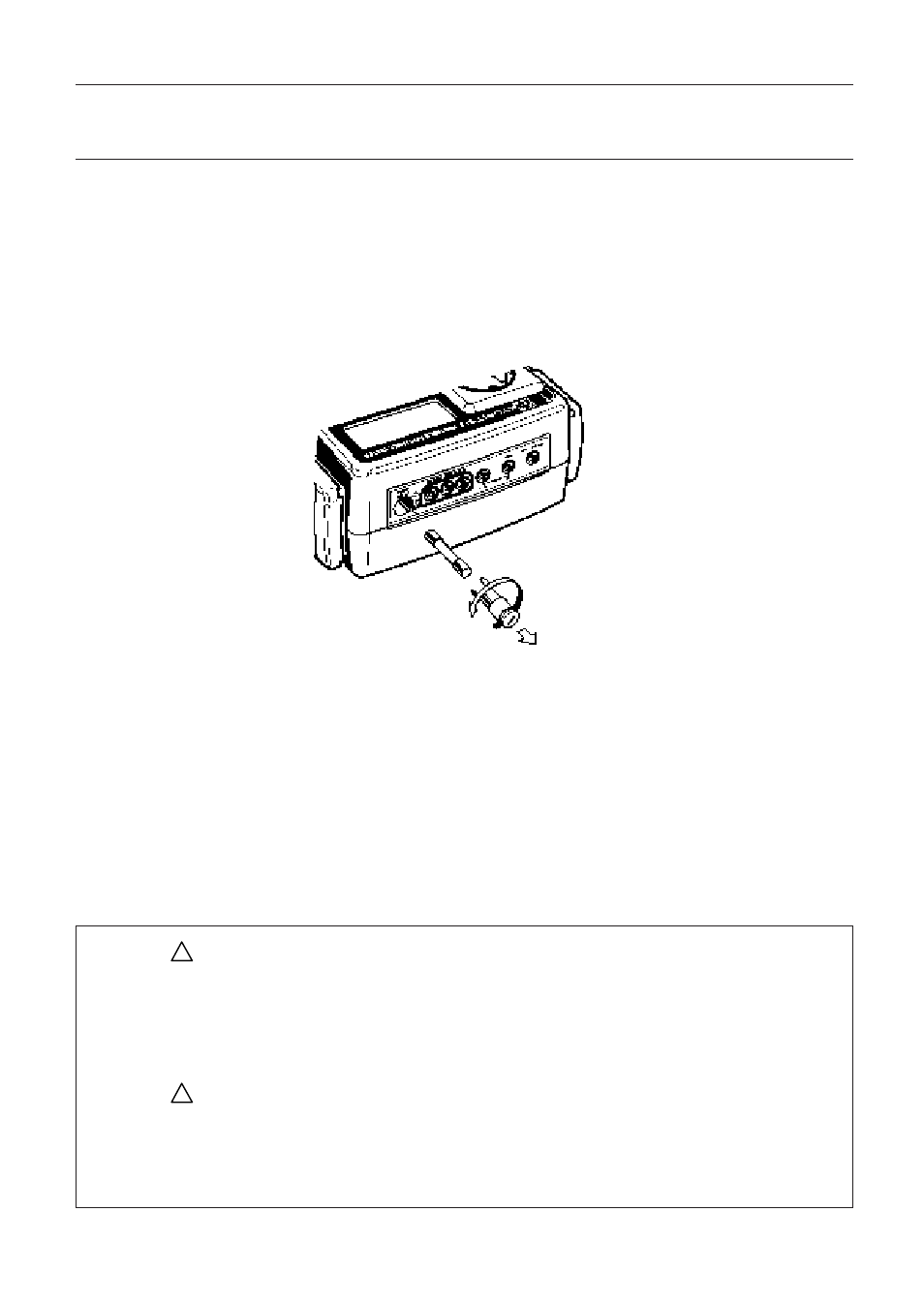 Fuse replacement | KYORITSU 6201 User Manual | Page 21 / 24
