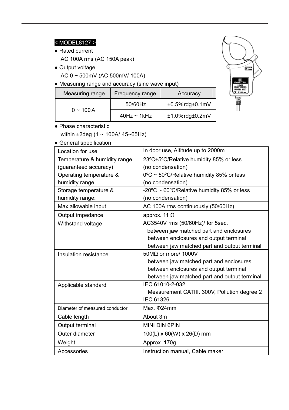 KYORITSU 6300 Instruction Manual User Manual | Page 150 / 152