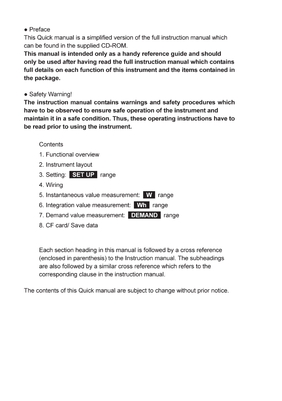 KYORITSU 6300 Quick Manual User Manual | Page 3 / 25