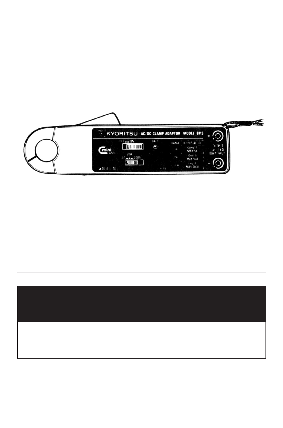 KYORITSU 8113 User Manual | 16 pages