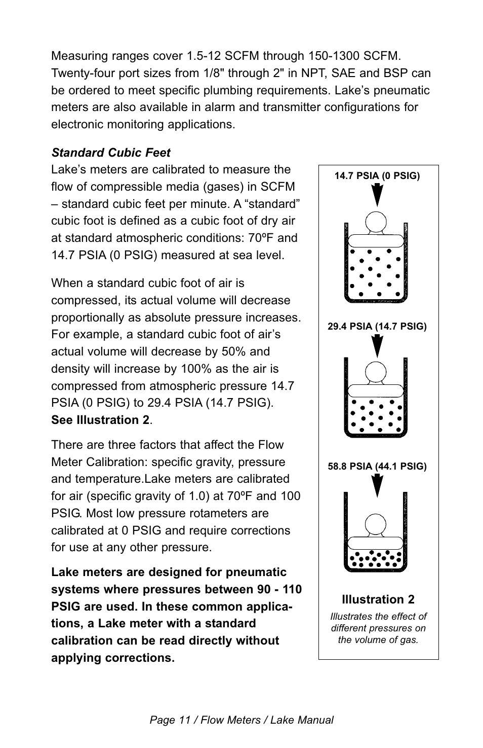 Lake Monitors Flow Transmitters User Manual | Page 11 / 40