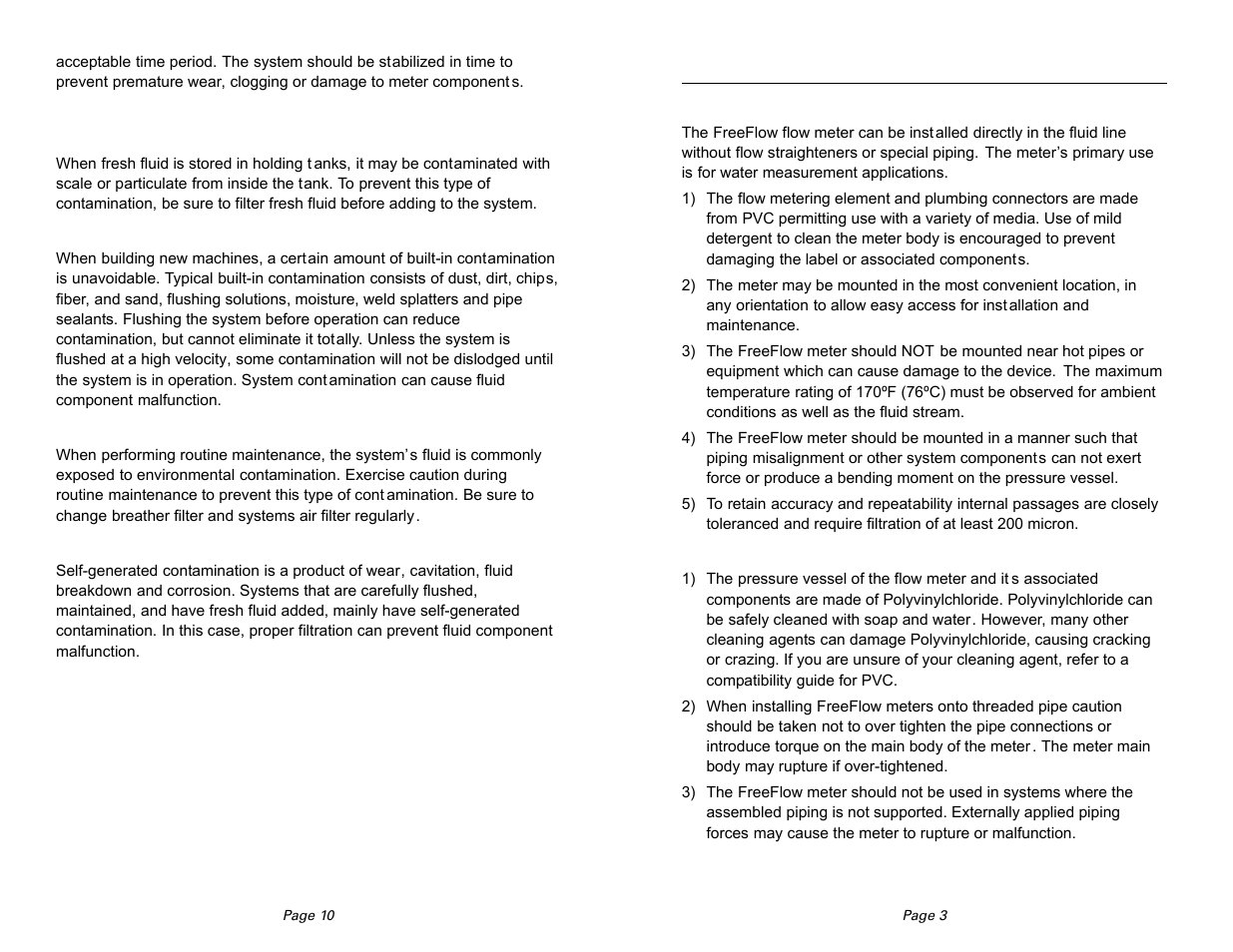 Lake Monitors FreeFlow Meter User Manual | Page 3 / 6