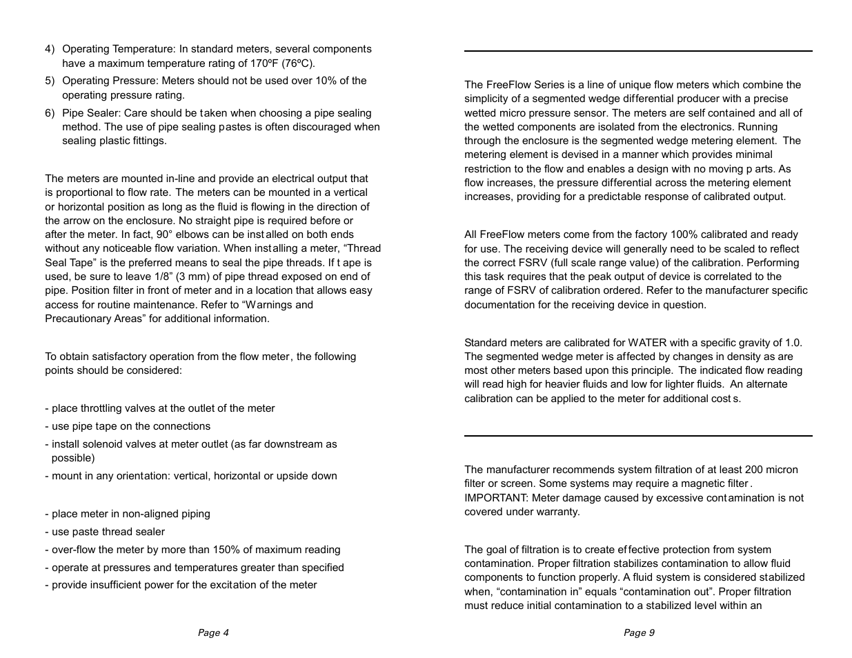 Lake Monitors FreeFlow Meter User Manual | Page 4 / 6