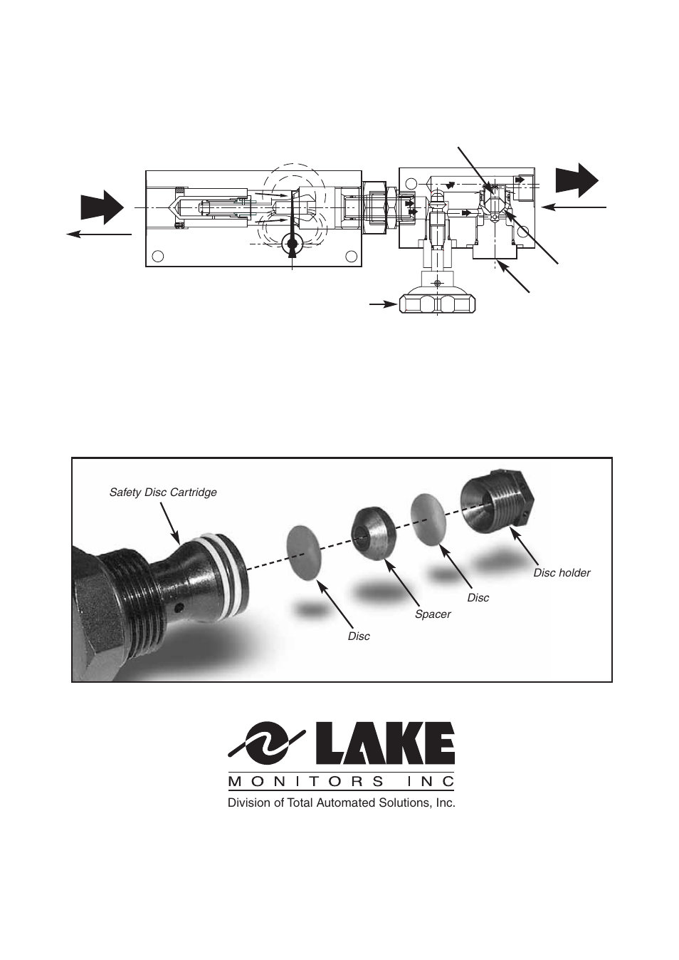 Replacement of safety discs | Lake Monitors WTA Hydraulic System Analyzer User Manual | Page 4 / 4