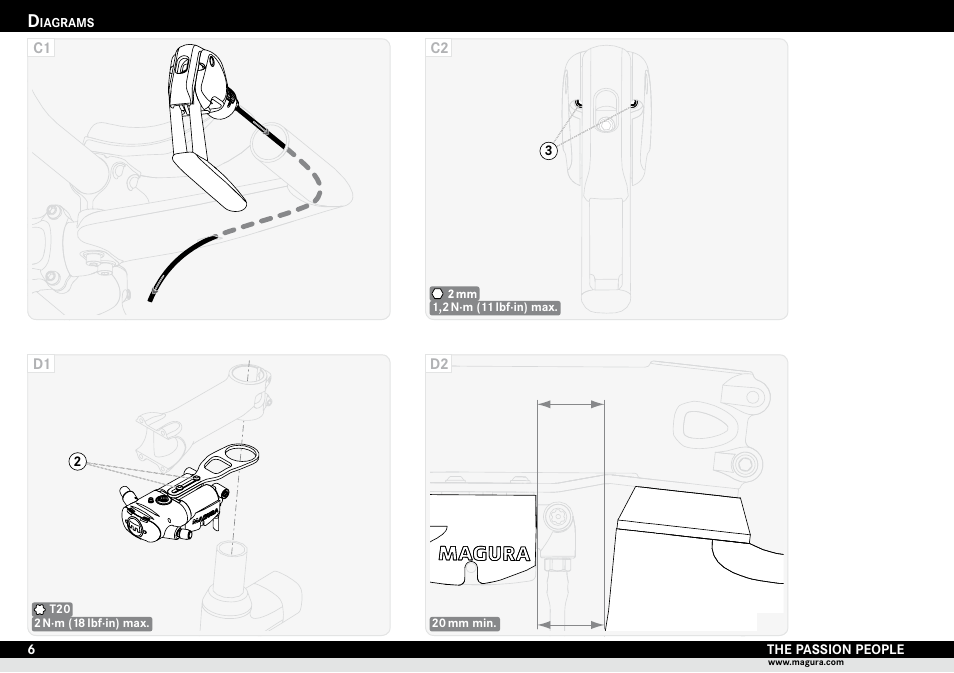 MAGURA RT8 C User Manual | Page 6 / 26