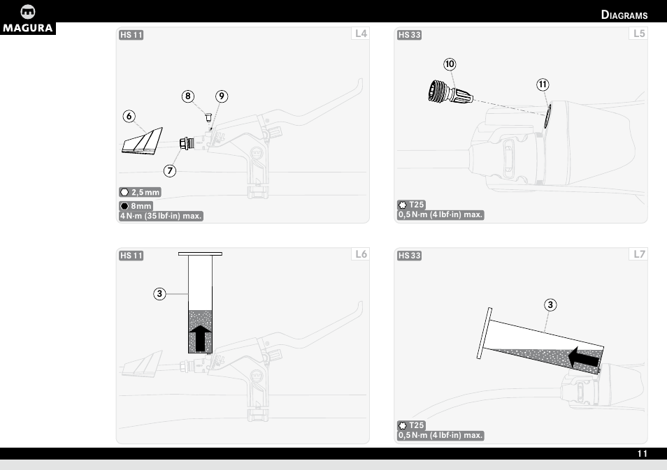 Iagrams | MAGURA HS33 (2014) User Manual | Page 11 / 24