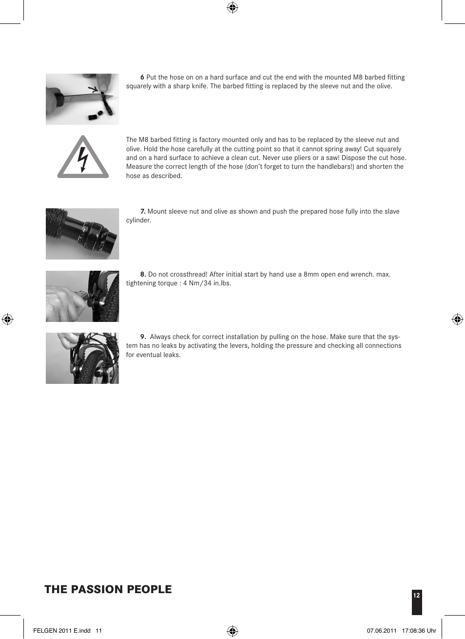 The passion people | MAGURA HS33 (2013) User Manual | Page 11 / 16