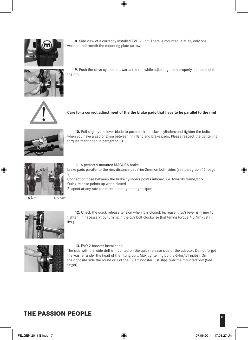 The passion people | MAGURA HS33 (2013) User Manual | Page 7 / 16