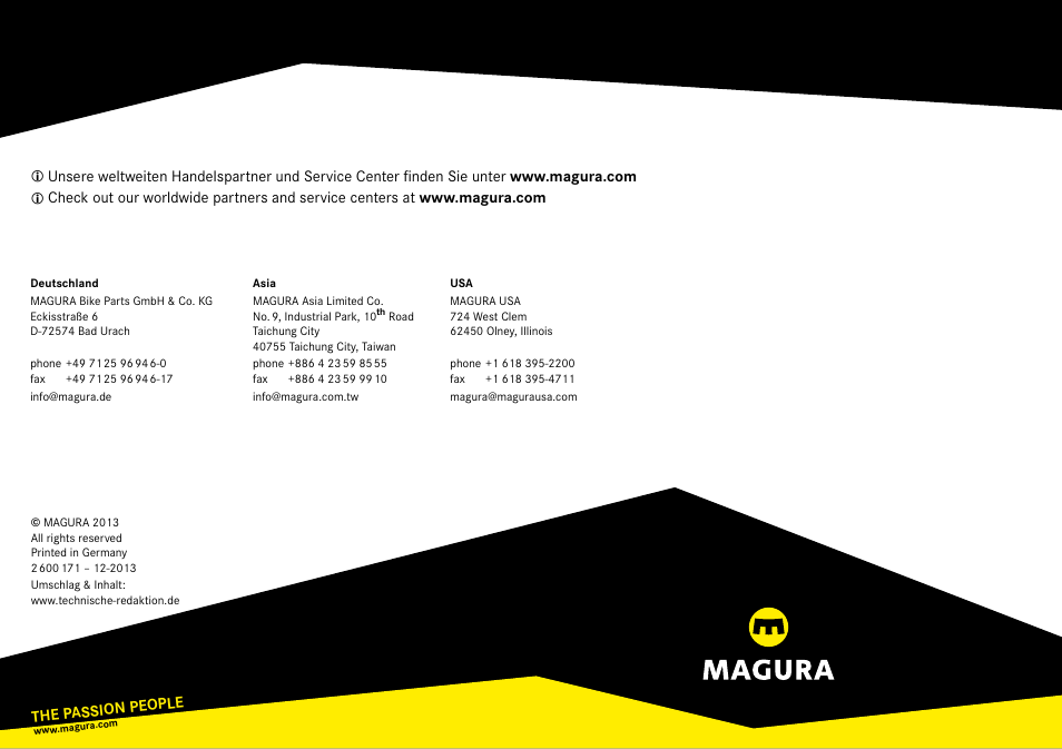 MAGURA TS RC MOUNTING GUIDE User Manual | Page 6 / 6