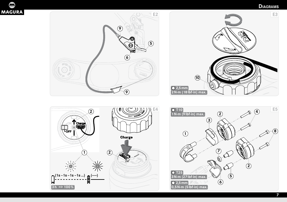 Inbus 2,5 t10 | MAGURA TS6 User Manual | Page 7 / 28