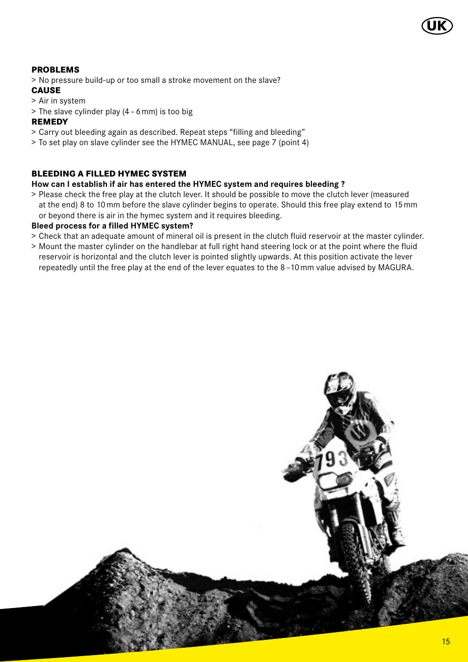 MAGURA HYMEC User Manual User Manual | Page 15 / 44