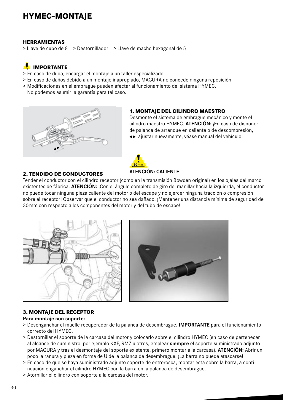 Hymec-montaje | MAGURA HYMEC User Manual User Manual | Page 30 / 44