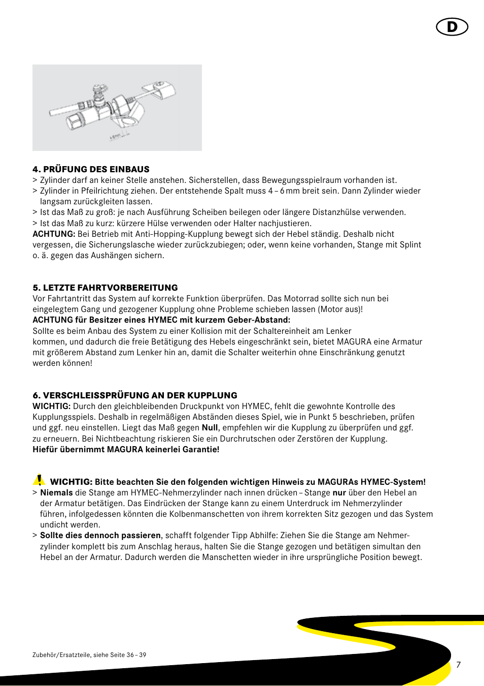 MAGURA HYMEC User Manual User Manual | Page 7 / 44