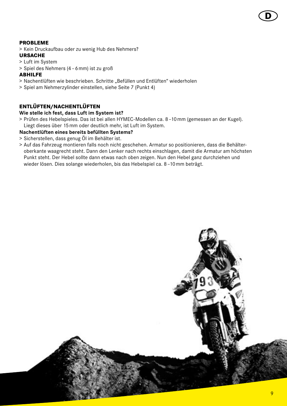 MAGURA HYMEC User Manual User Manual | Page 9 / 44