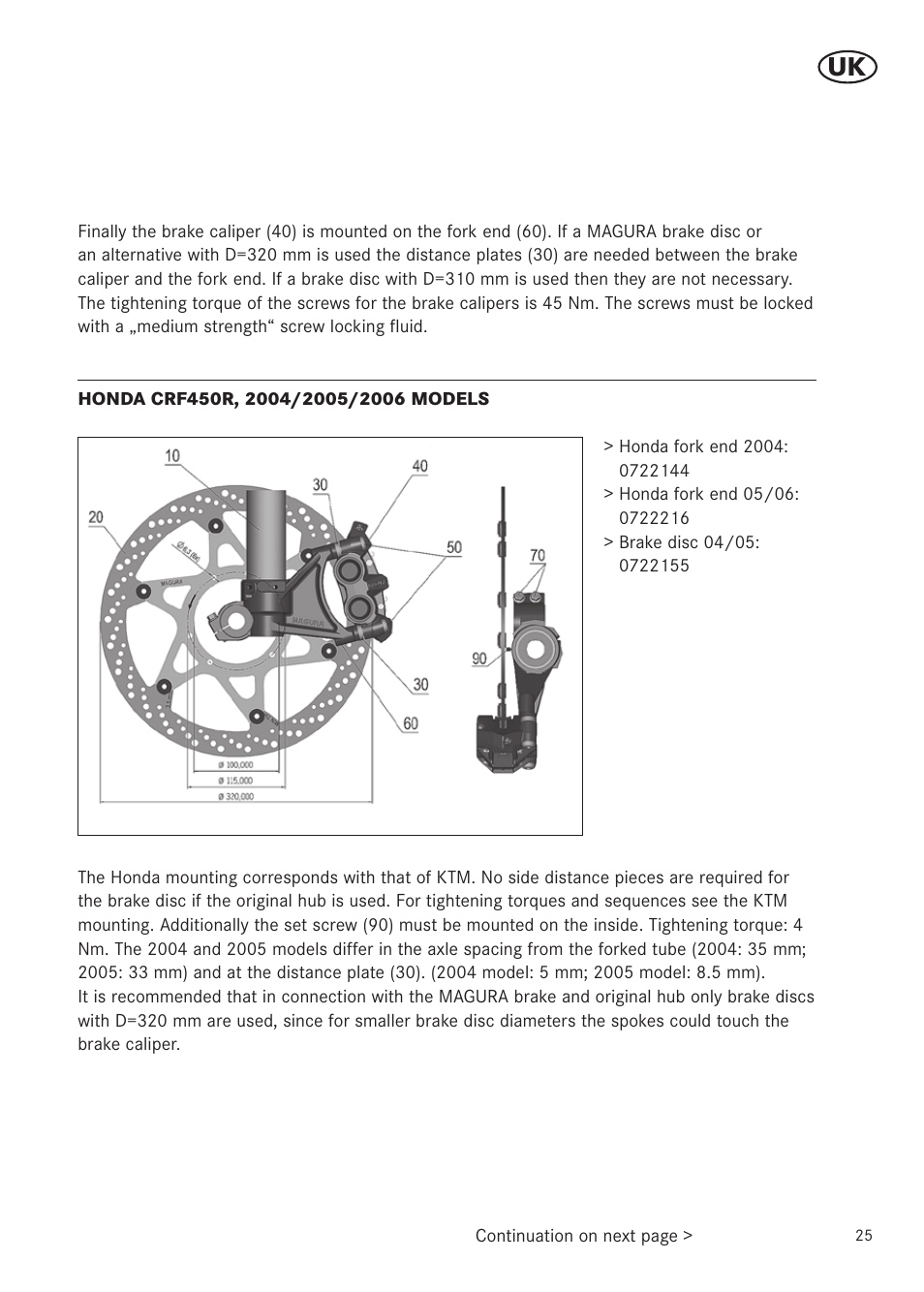 MAGURA RADIAL 195 User Manual | Page 25 / 84