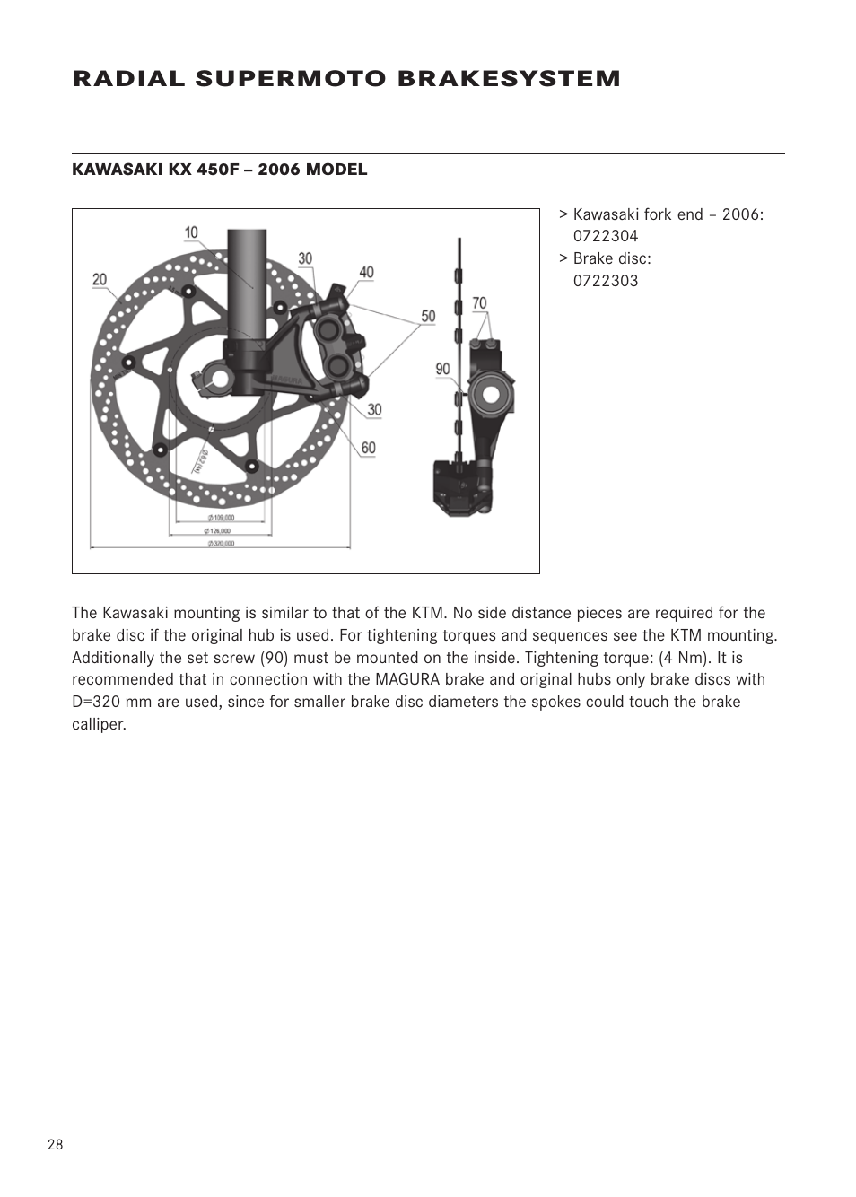 Radial supermoto brakesystem | MAGURA RADIAL 195 User Manual | Page 28 / 84