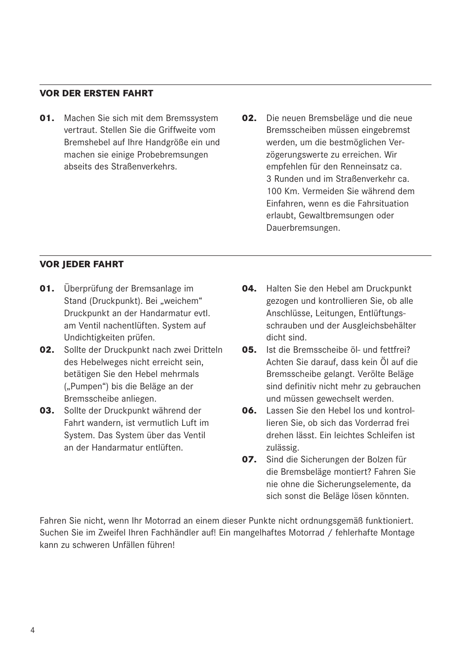 MAGURA RADIAL 195 User Manual | Page 4 / 84