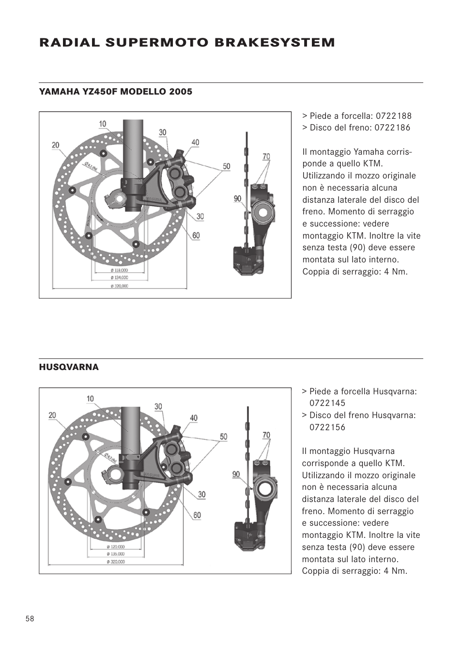 Radial supermoto brakesystem | MAGURA RADIAL 195 User Manual | Page 58 / 84