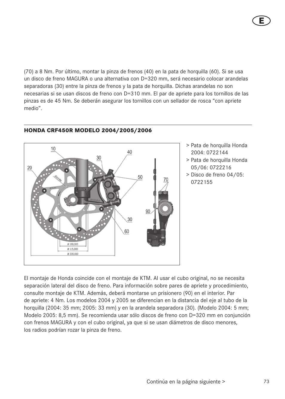 MAGURA RADIAL 195 User Manual | Page 73 / 84