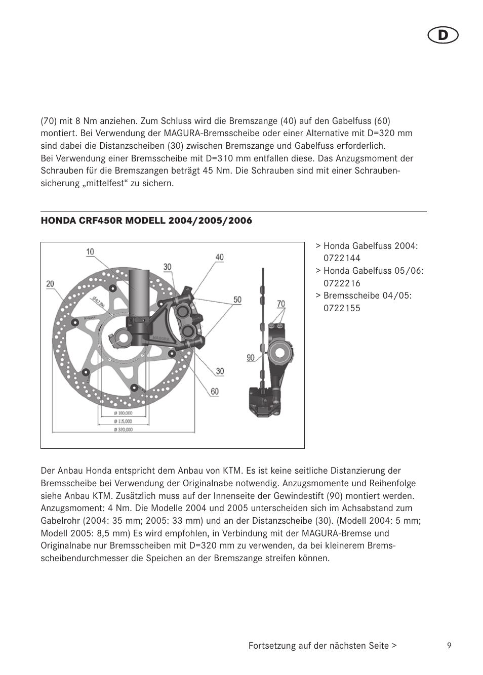 MAGURA RADIAL 195 User Manual | Page 9 / 84