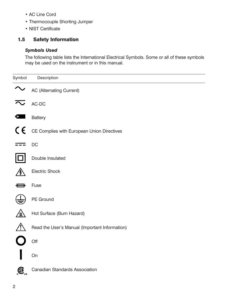 Martel Electronics 3001 User Manual | Page 6 / 94