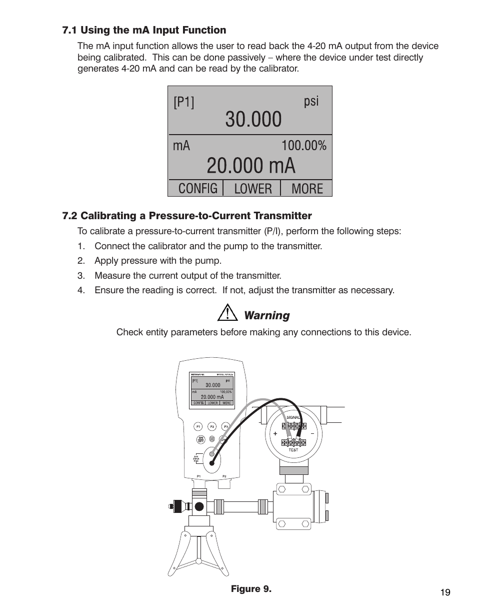 Warning | Martel Electronics BetaGauge 321A-Ex User Manual | Page 21 / 32