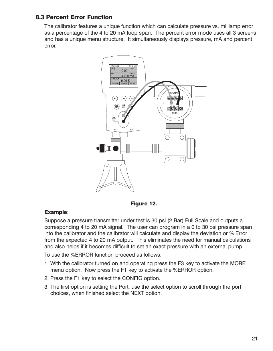 Martel Electronics BetaGauge 321A User Manual | Page 23 / 48